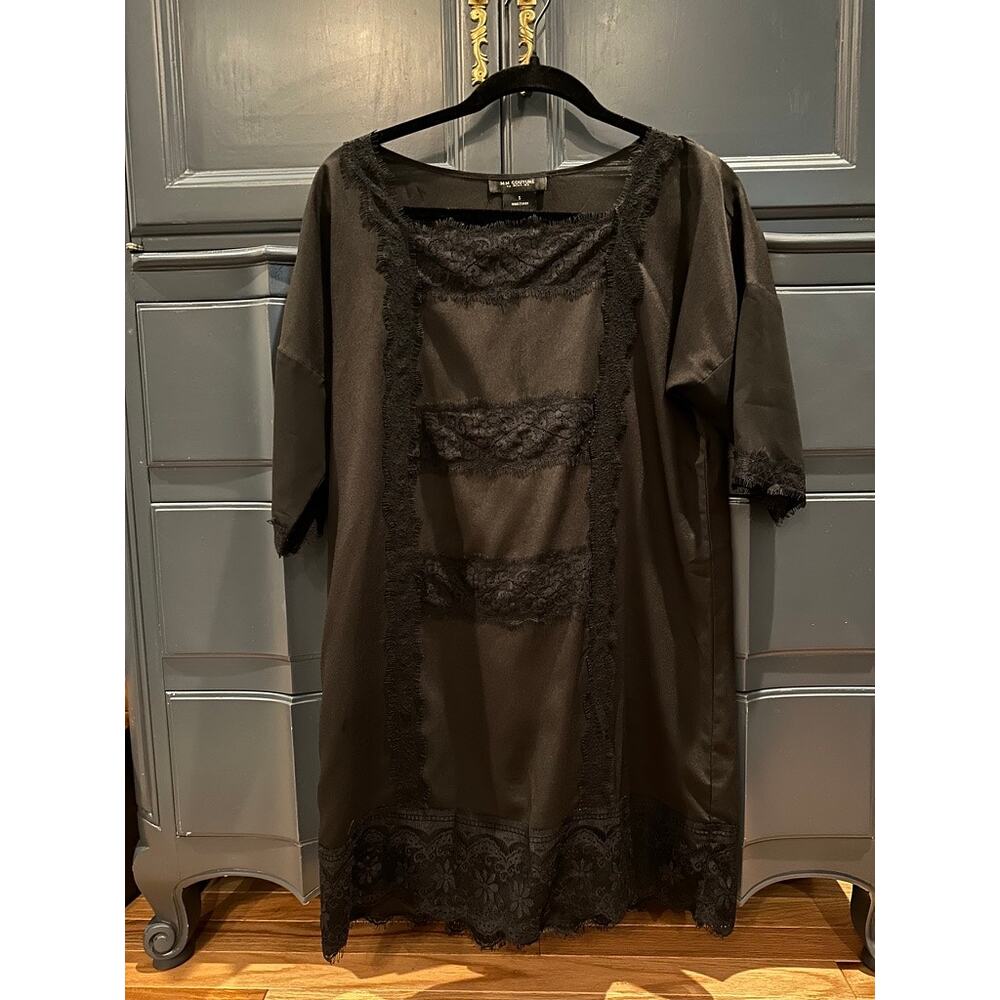 MM Couture black tunic dress